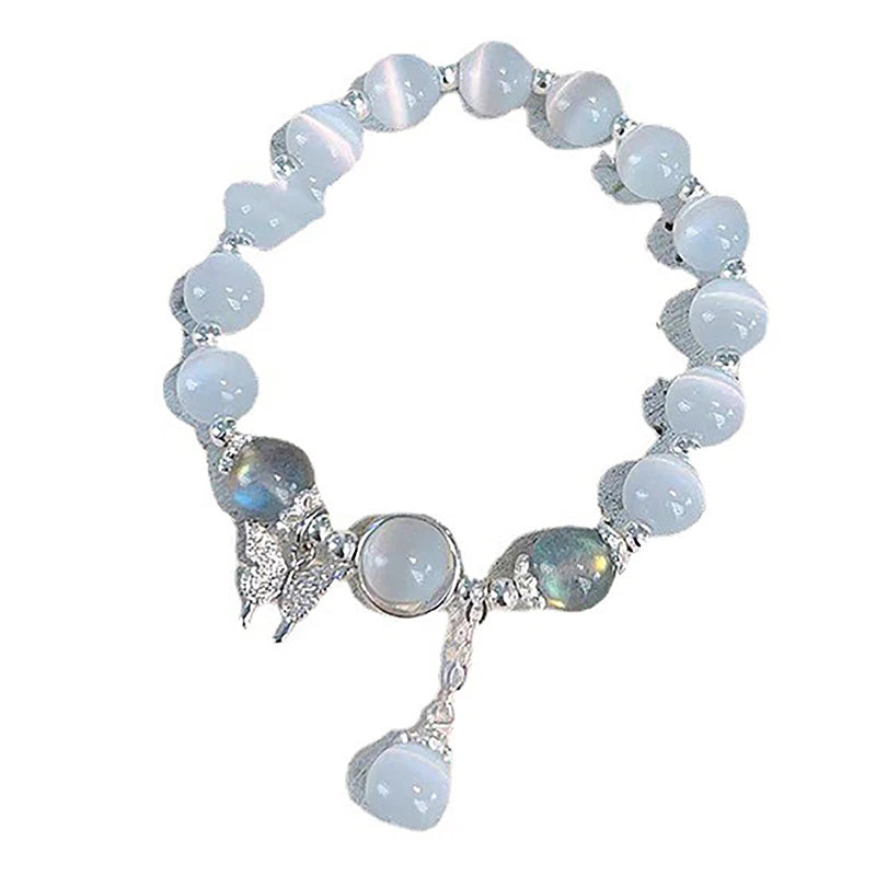 Bracelet Pierre de Lune<br> ''Papillonne''