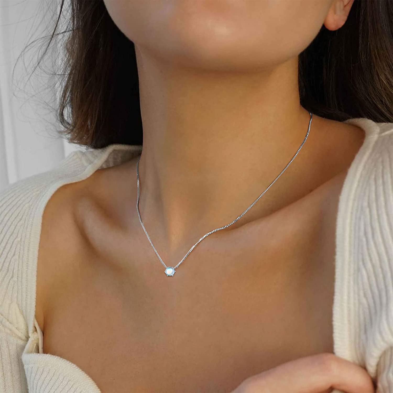 Collier pierre de lune - Mayana Bijoux Spirituels Collier pierre de lune - Mayana Bijoux Spirituels