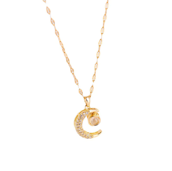Collier Lune <br>''Goutte''