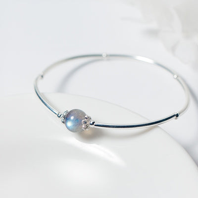 Bracelet Pierre de Lune <br> ''Perle d'Océan''
