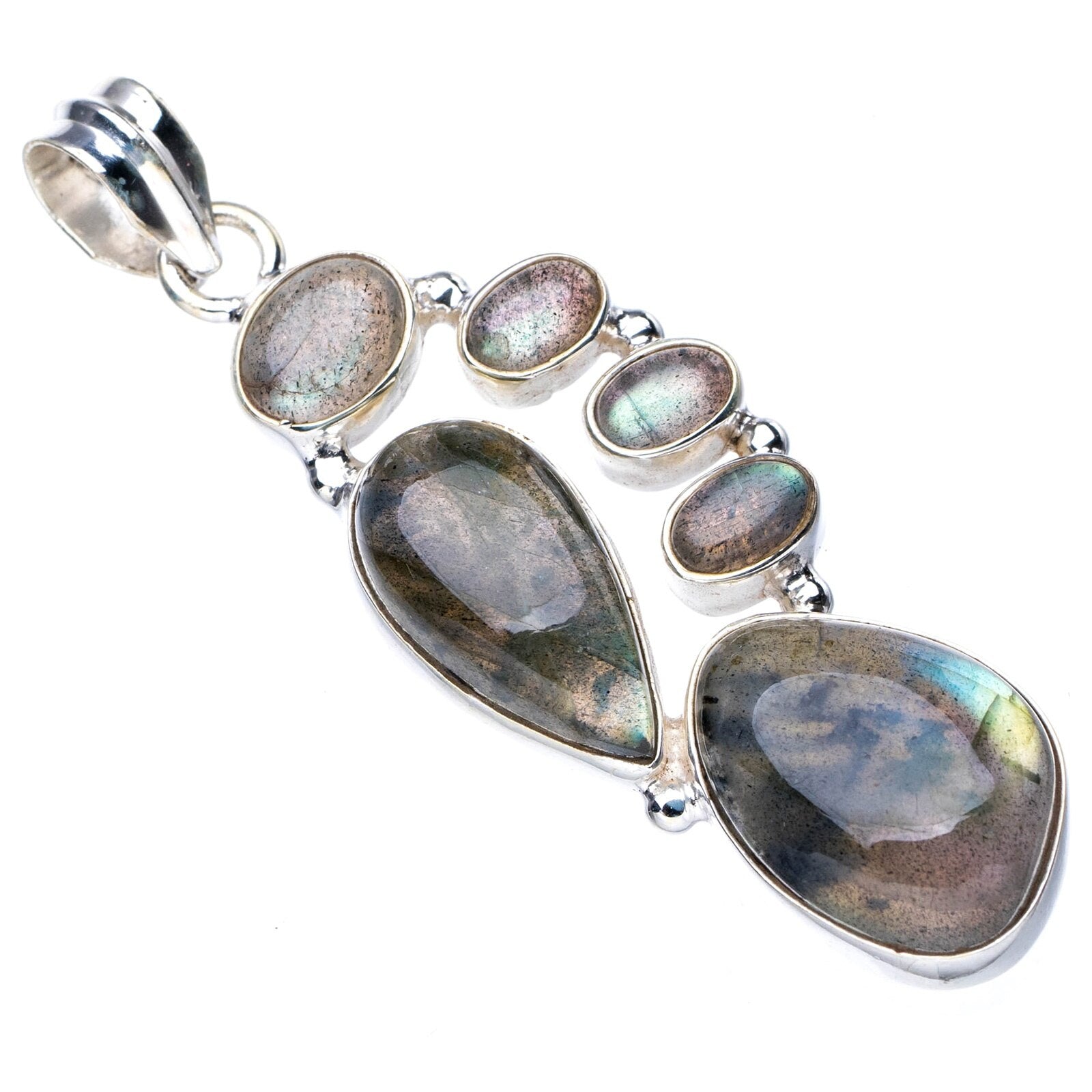 Pendentif Pierres de Lune en Goutte <br>''Asia''