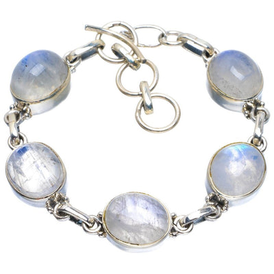 Bracelet bleu Pierre de Lune <br> ''Galaxia''