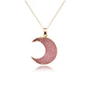 Collier Lune<br> ''Rose''
