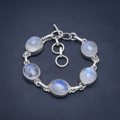 Bracelet bleu Pierre de Lune <br> ''Galaxia''