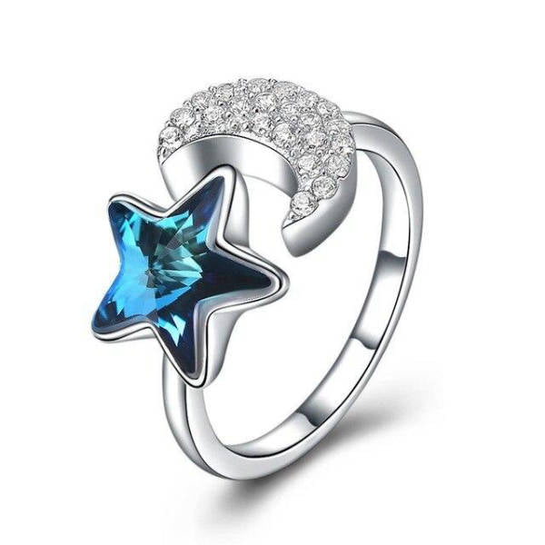 Bague Lune Fantaisie Chanceuse | Tendre-lune
