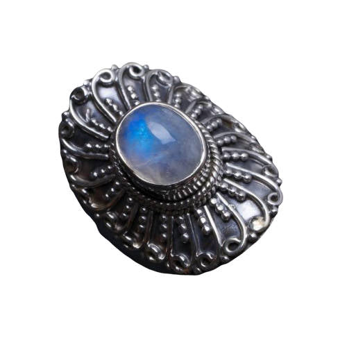 Bague ancienne Pierre de Lune | Tendre-lune