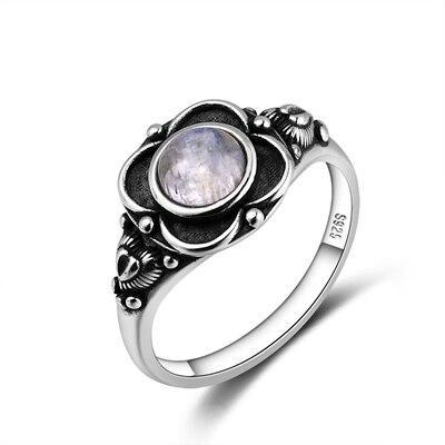 Bague en Argent et Pierre de Lune | Tendre-lune
