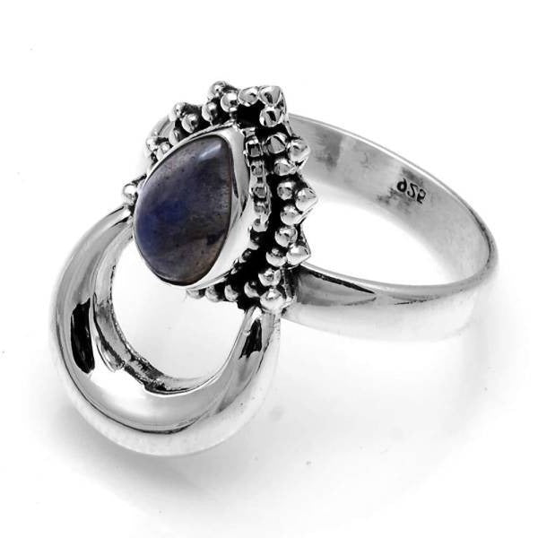 Bague en Pierre croissant de Lune | Tendre-lune