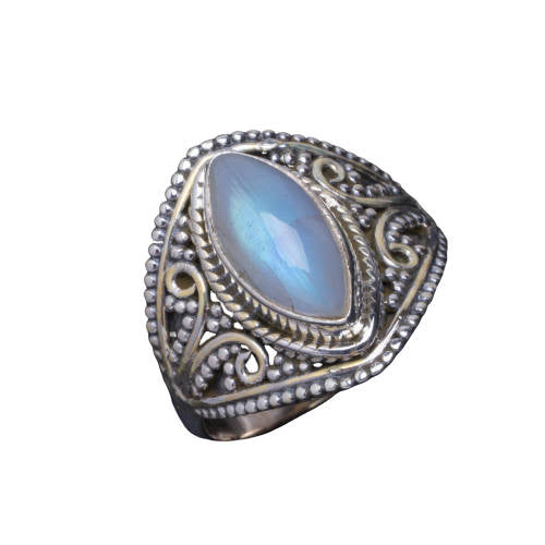 Bague gothique Pierre de Lune | Tendre-lune