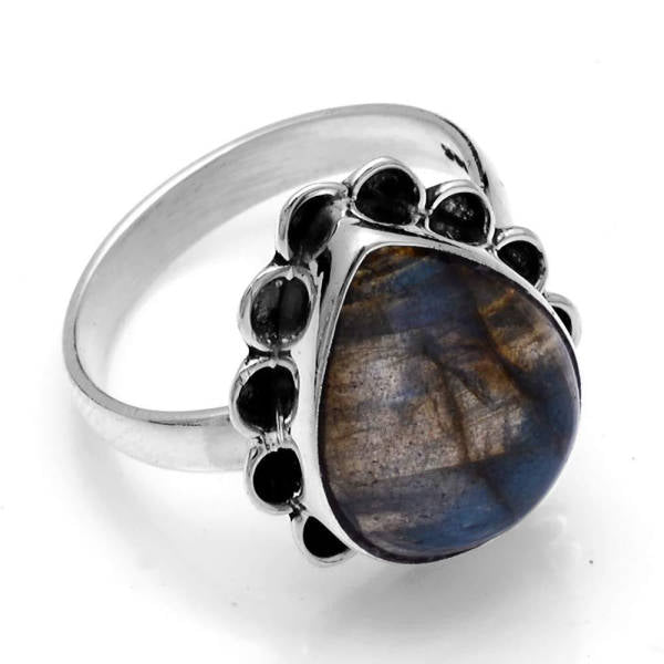 Bague guérison Pierre de Lune Pureté | Tendre-lune