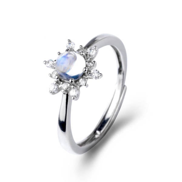 Bague Pierre de Lune femme | Tendre-lune