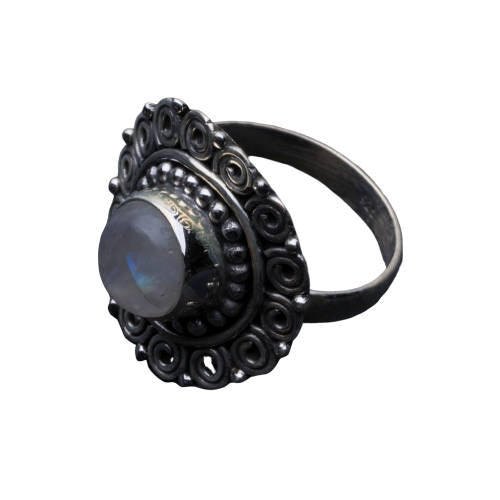 Bague Pierre de Lune naturelle | Tendre-lune