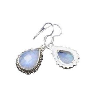 Boucle d'Oreille avec Pierre de Lune Altruisme