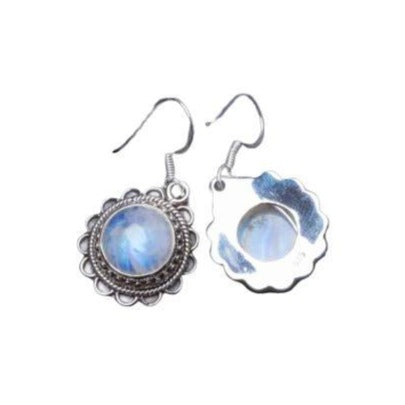 Boucle d'Oreille femme Pierre de Lune Indulgentes