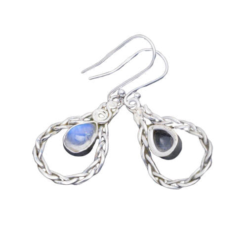 Boucle d'Oreille Pierre de Lune Clémence