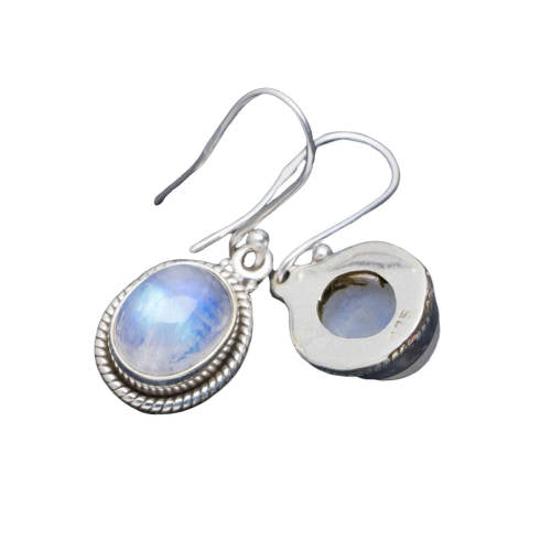 Boucles d'Oreilles avec Pierre de Lune Chaleureuses