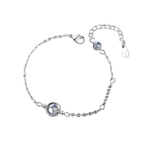 Bracelet Argent et Pierre de Lune | Tendre-lune