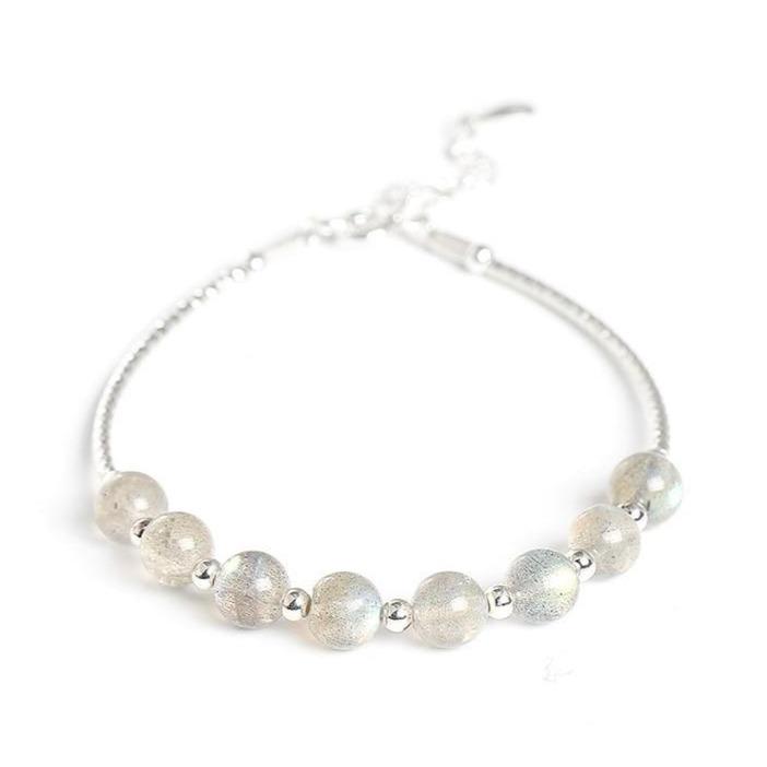 Bracelet en Argent et Pierre de Lune | Tendre-lune