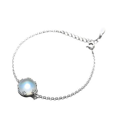 Bracelet en Argent Pierre de Lune | Tendre-lune