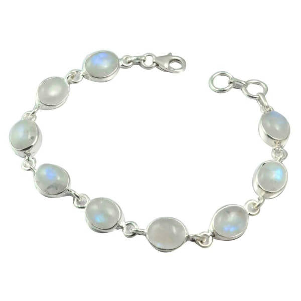 Bracelet en grosse Pierre de Lune | Tendre-lune
