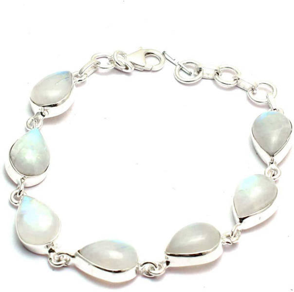 Bracelet rigide Pierre de Lune | Tendre-lune