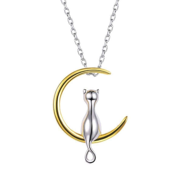 Collier Lune Féline | Tendre-lune