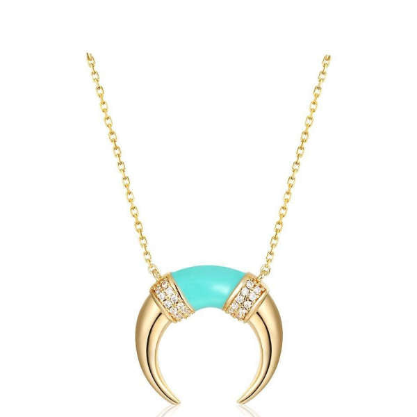 Collier Lune Rêve de Turquoise