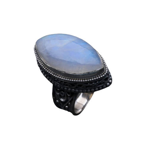 Joaillerie bague Pierre de Lune | Tendre-lune