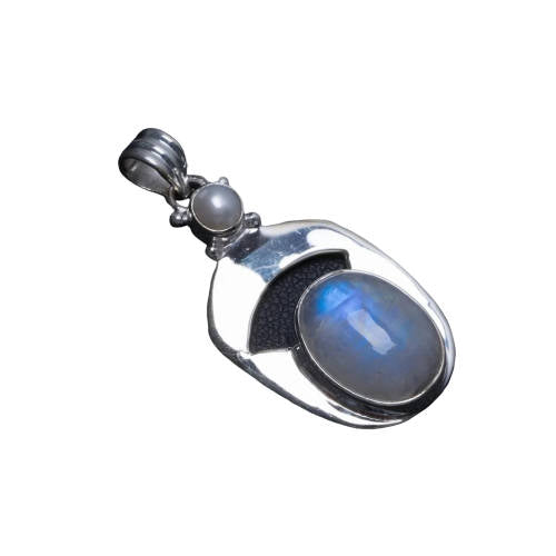 Pendentif fantaisie Pierre de Lune | Tendre-lune