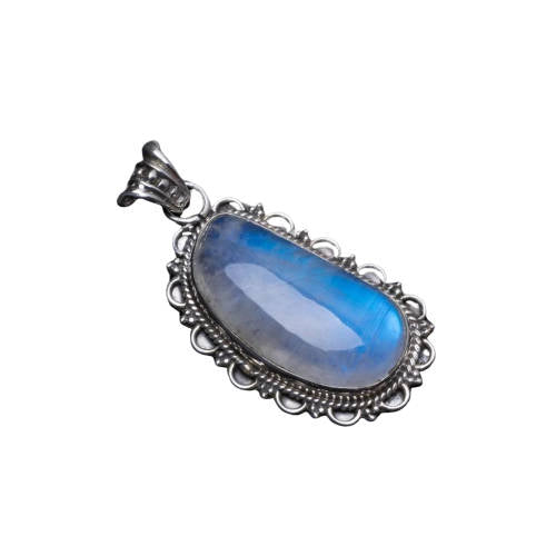 Pendentif Pierre de Lune artisanal | Tendre-lune