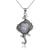 Pendentif Argent Pierre de Lune 