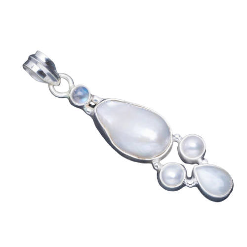 Pierre de Lune Pendentif Macarie | Tendre-lune