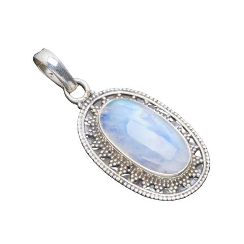 Pierre de Lune Pendentif Plat | Tendre-lune