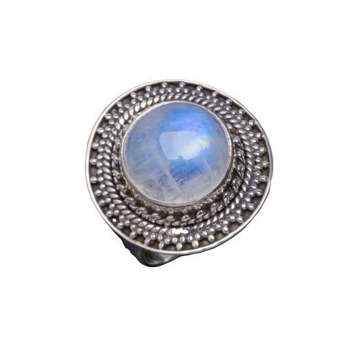 Pierre de Lune véritable bague | Tendre-lune